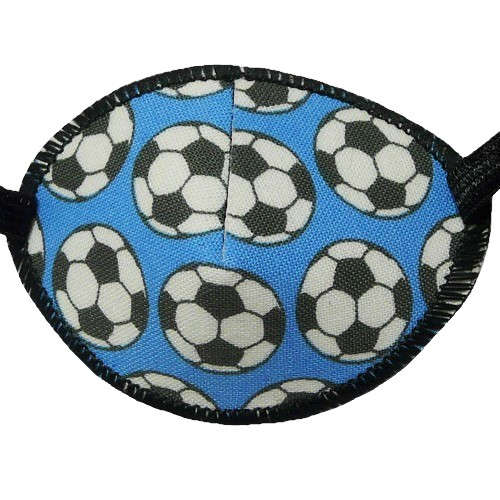 【ものもらい】【斜視】【眼瞼炎】　キッズ用眼帯：サッカー