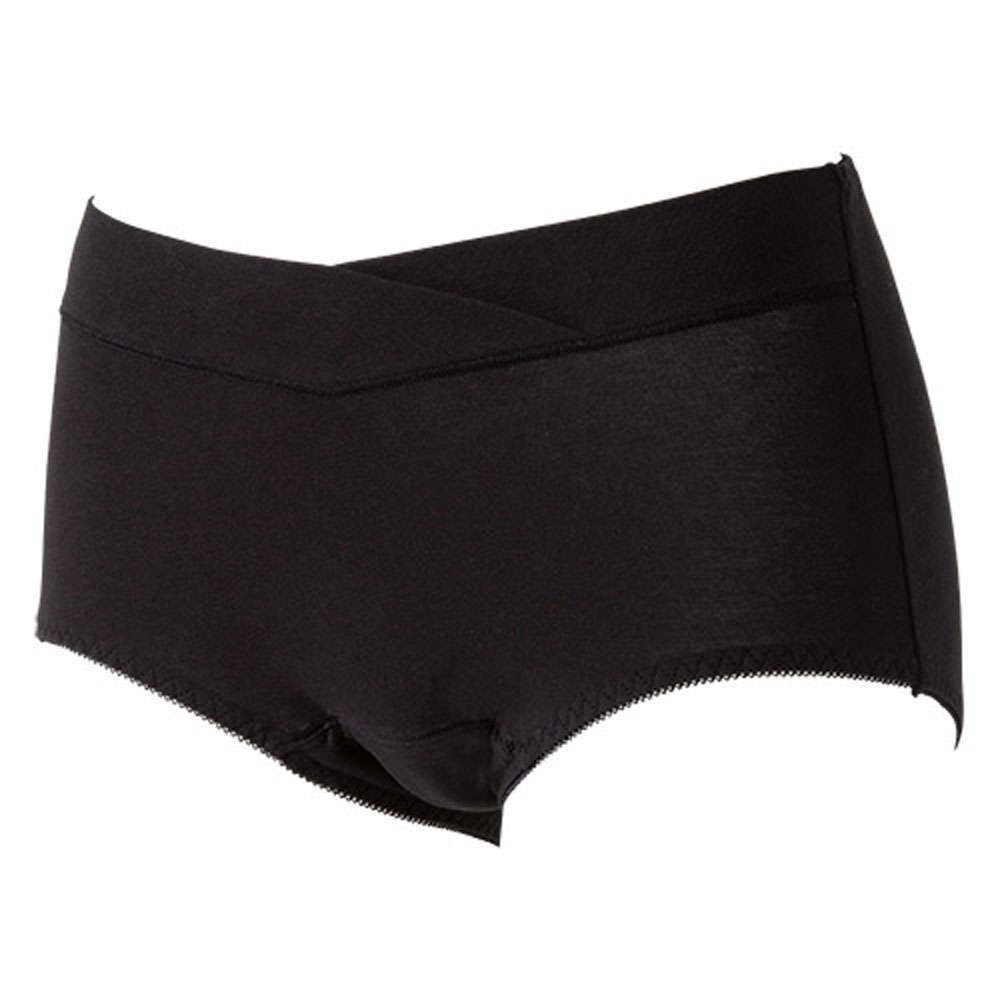 【産前産後】 ピジョン 吸水できる産前産後コットンショーツ ブラック マタニティ用 Lサイズ 1枚入