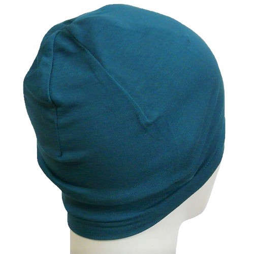 【医療用帽子】【キッズケア帽子】 アウトラストシングルタックワッチ　超薄手タイプ：ブルー