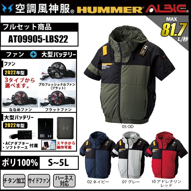 空調風神服チタン半袖ジャケット ファンバッテリーセット　Lサイズ　新品未使用 000000005544_AslvukN.jpg