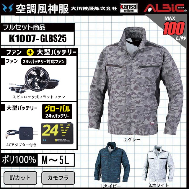空調風神服 2025年グローバルモデル ブルゾンタイプの空調風神服
