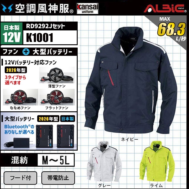 ��Ĵ������ K1001 �֥륾�� ������ 12V �ե륻�å� RD9292J / NJ