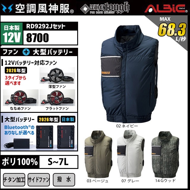 ��Ĵ������ 8700 �٥��� ������ 12V �ե륻�å� RD9292J / NJ