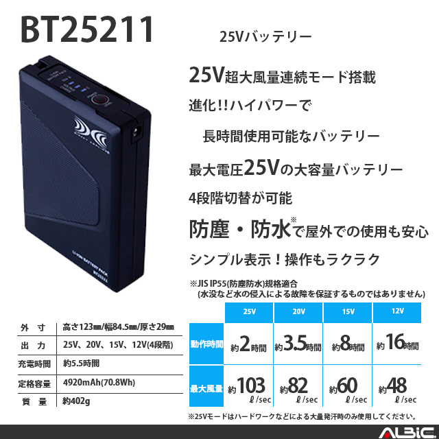 ��Ĵ�� BT25211 25v�б� �Хåƥ꡼ ñ��