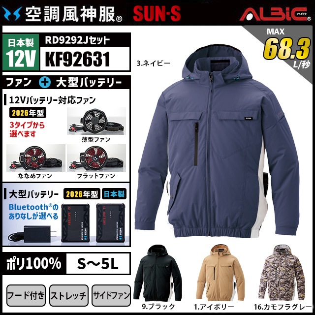 ��Ĵ������ KF92631 �֥륾�� ������ 12V �ե륻�å� RD9292J / NJ