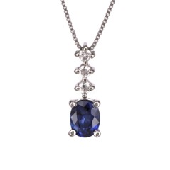 ロイヤルブルーサファイア ネックレス/c130sr|サファイアネックレス|ネックレス