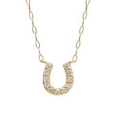 ダイヤモンド ネックレス ホースシュー Small /b0270da|ダイヤモンド|宝石│素材から探す