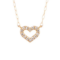 ダイヤモンド ネックレス ハート /b0266da|ダイヤモンド|宝石│素材から探す