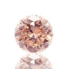 ピンクダイヤモンド ルース 【Fancy Orangy Pink 0.251ct】 /s0319dp|ファンシーカラーダイヤモンドルース|ルース