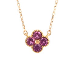 フラワー ロードライトガーネット ネックレス /b0030garl|その他カラーストーンネックレス|ネックレス