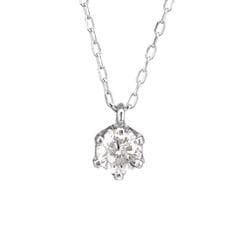 6本爪 ダイヤモンド ネックレス 0.15ct /b0047|ダイヤモンドネックレス|ネックレス
