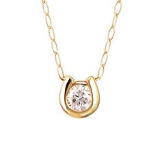 ホースシュー ダイヤモンド ネックレス  /b0191da|ダイヤモンドネックレス|ネックレス