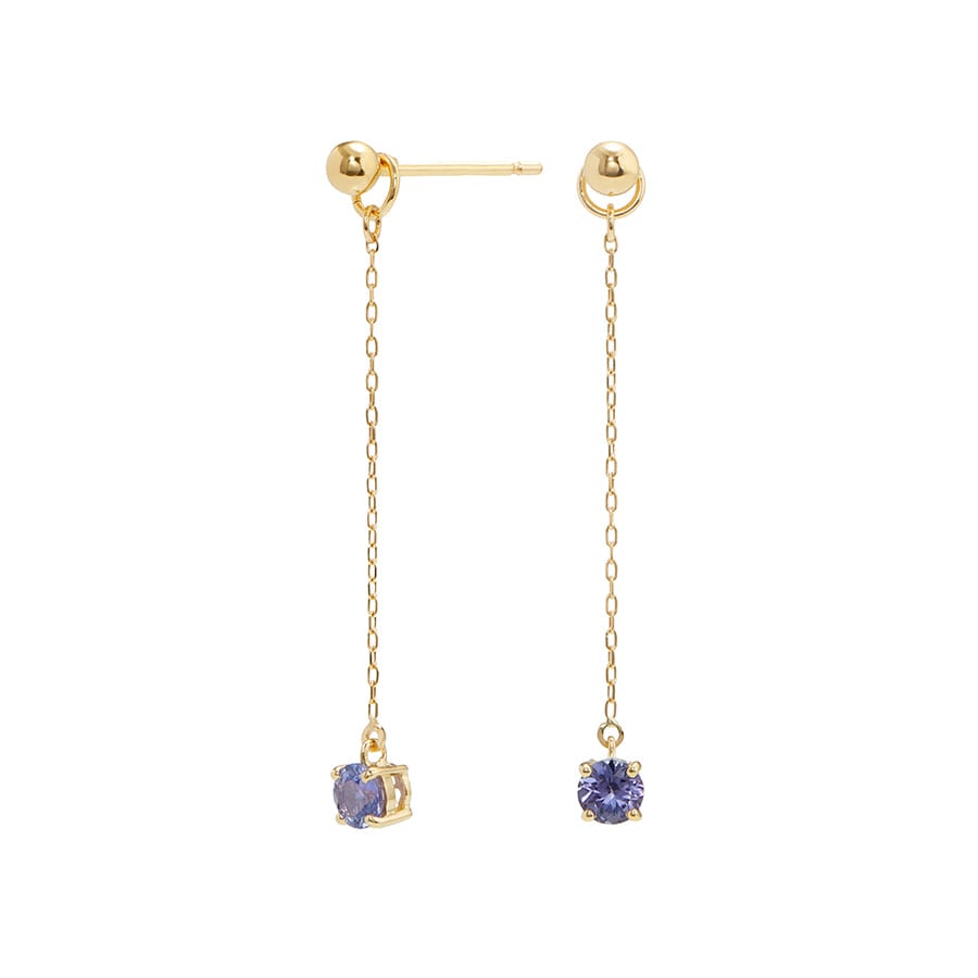 シトリン チャームピアス /c0162ct ジュエリー専門店 malvaceae