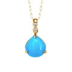 しずく ターコイズ ネックレス /c0165tq|その他カラーストーンネックレス|ネックレス
