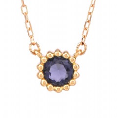 ミルグレイン アイオライト ネックレス /b0029io|その他カラーストーン|宝石│素材から探す