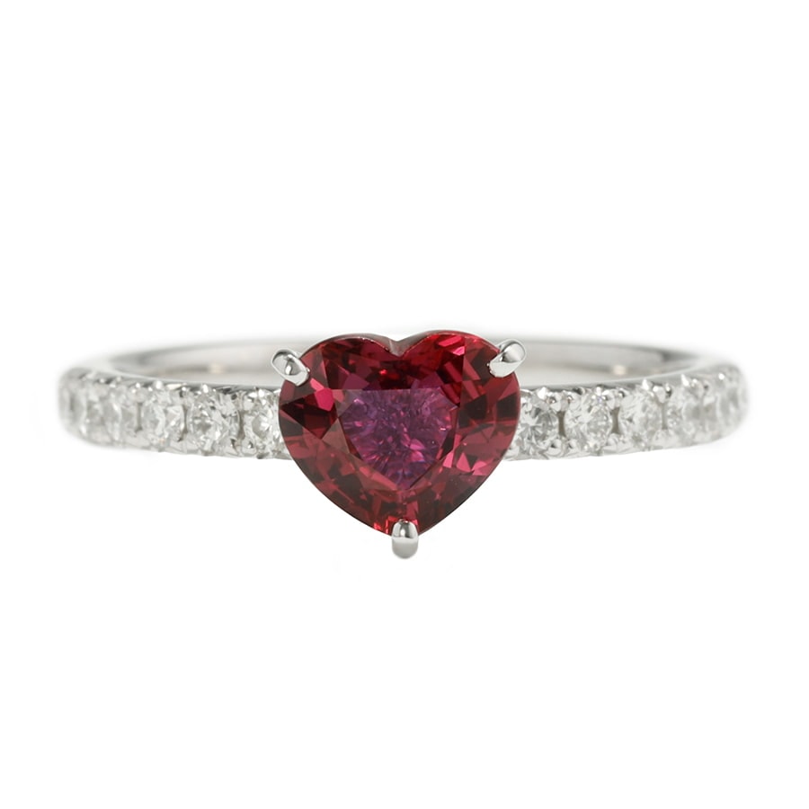 非加熱ピジョンブラッドルビーネックレス 1ct K18/s0363rp ジュエリー