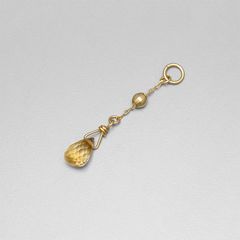 シトリン ブリオレット チャーム M /a0616ctch|happiness charm collection|コレクション