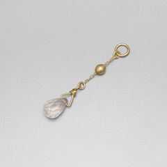 ローズクォーツ ブリオレット チャーム M /a0616quch|happiness charm collection|コレクション