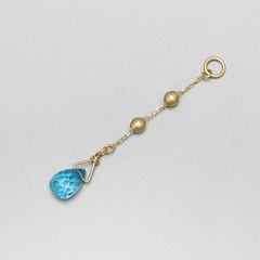 ブルートパーズ ブリオレット チャーム L /a0617btch|happiness charm collection|コレクション