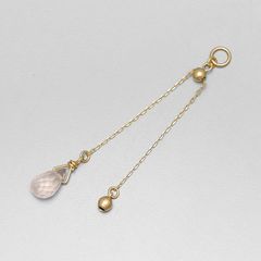 ローズクォーツ ブリオレット チャーム A /a0618quch|happiness charm collection|コレクション