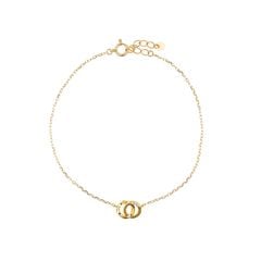 ダブルサークル ダイヤモンド ブレスレット /b0608da|新作一覧