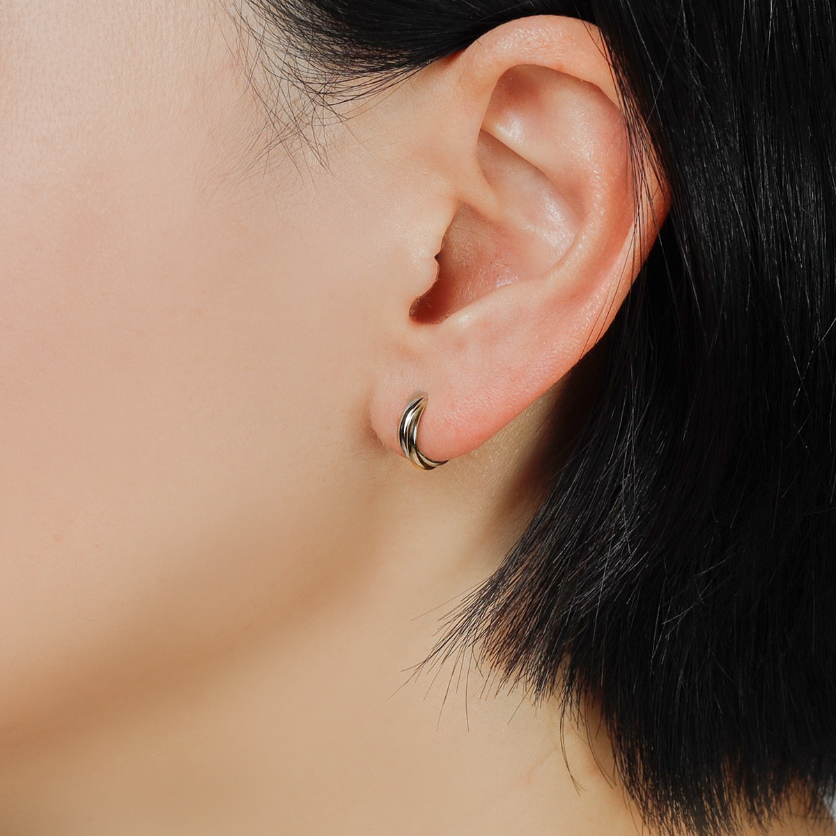 Madewell◆クラシックフープイヤリングセット コンビ・スリーカラー フープイヤリング small /a0014mteg