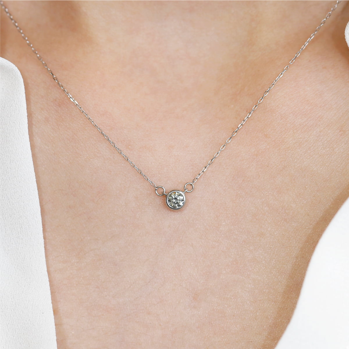 カメレオンサファイア？ ダイヤモンド ネックレス カメレオンサファイア？ ダイヤモンド ネックレス 【公式通販】