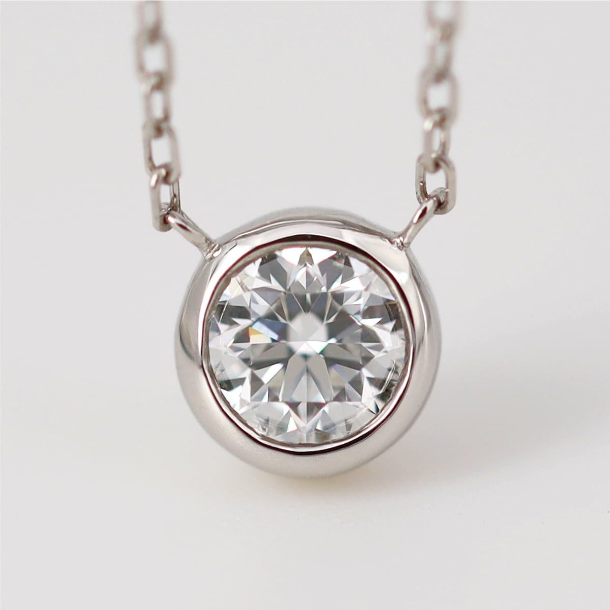 ダイヤモンド ネックレス K18 一粒 0.3ct 鑑定書付 0.357ct Dカラー VVS2クラス 3EXカット H&C CGL TOR0959-bkp KDP*K ダイヤモンド ネックレス K18 一粒 0.3カラット 鑑定書付 0.36ct D