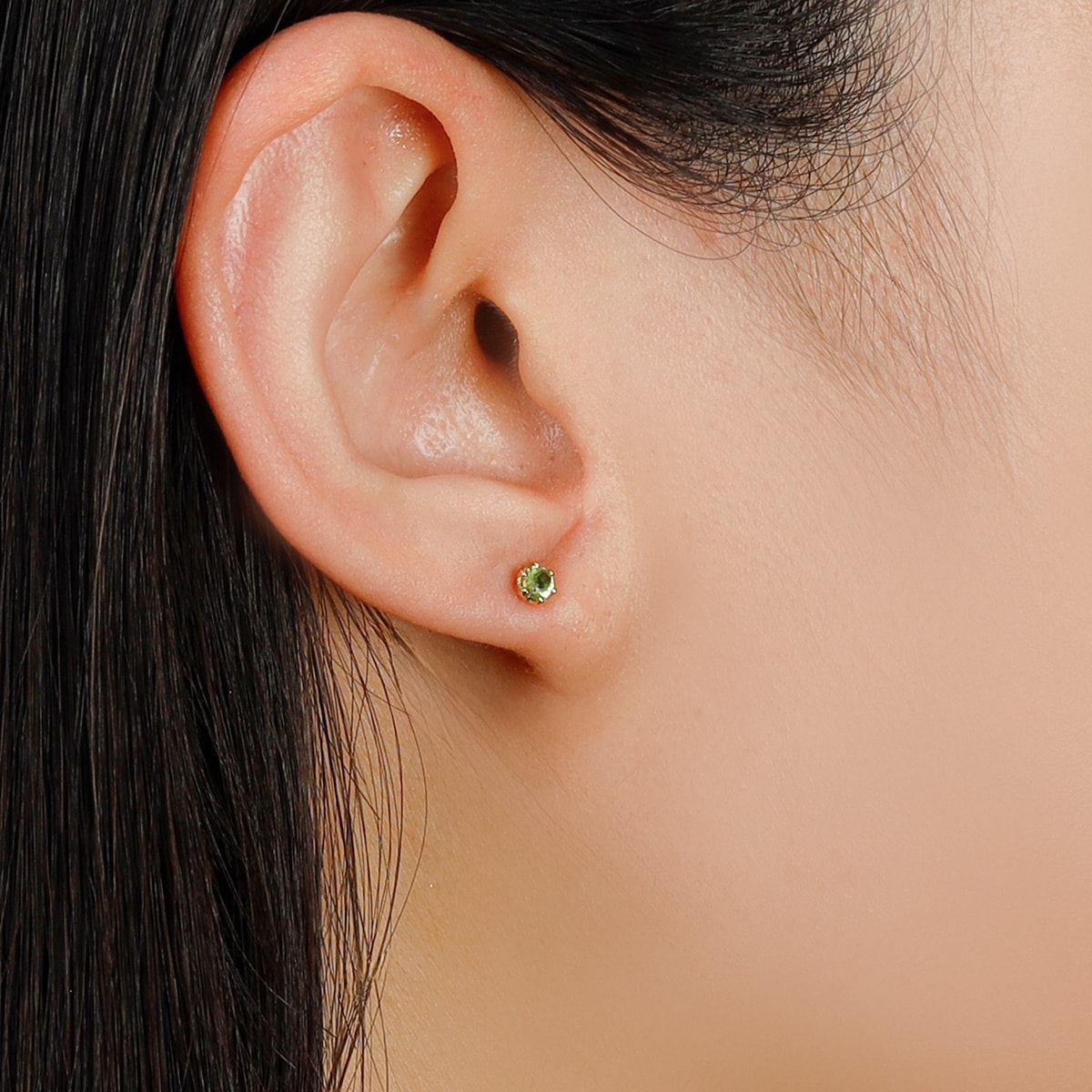 6本爪 ペリドット ピアス /b0049pd ジュエリー専門店 malvaceae