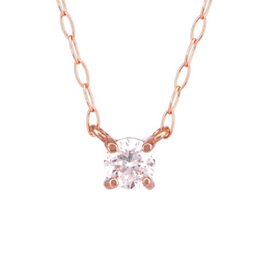 4本爪 ダイヤモンド ネックレス 0.10ct /b0043 ジュエリー専門店 