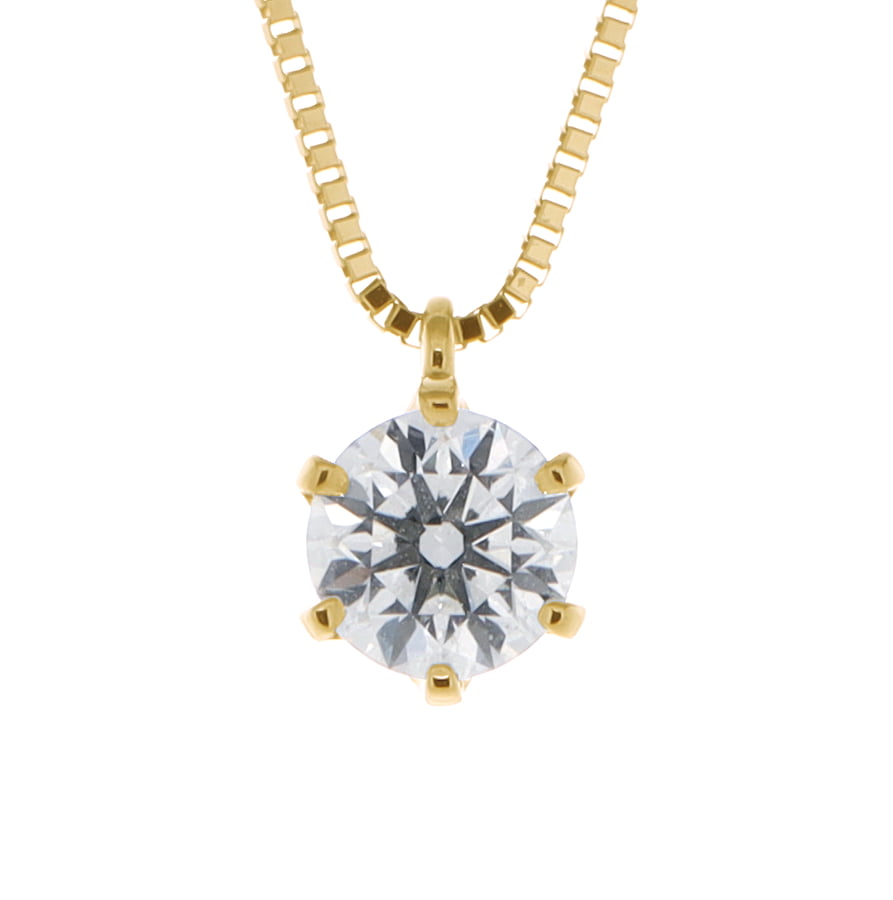 め*い様 ダイヤモンド一粒ネックレス ダイヤモンド ネックレス 一粒 0.287ct F VVS1 3EX H&C 18金