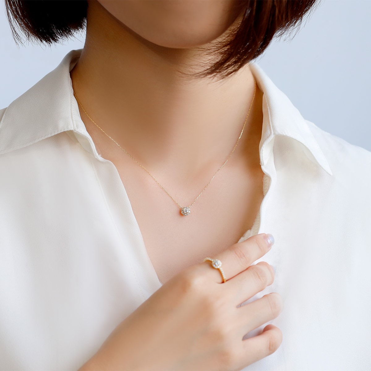 ステラ ダイヤモンド ネックレス /c0306da ジュエリー専門店 malvaceae