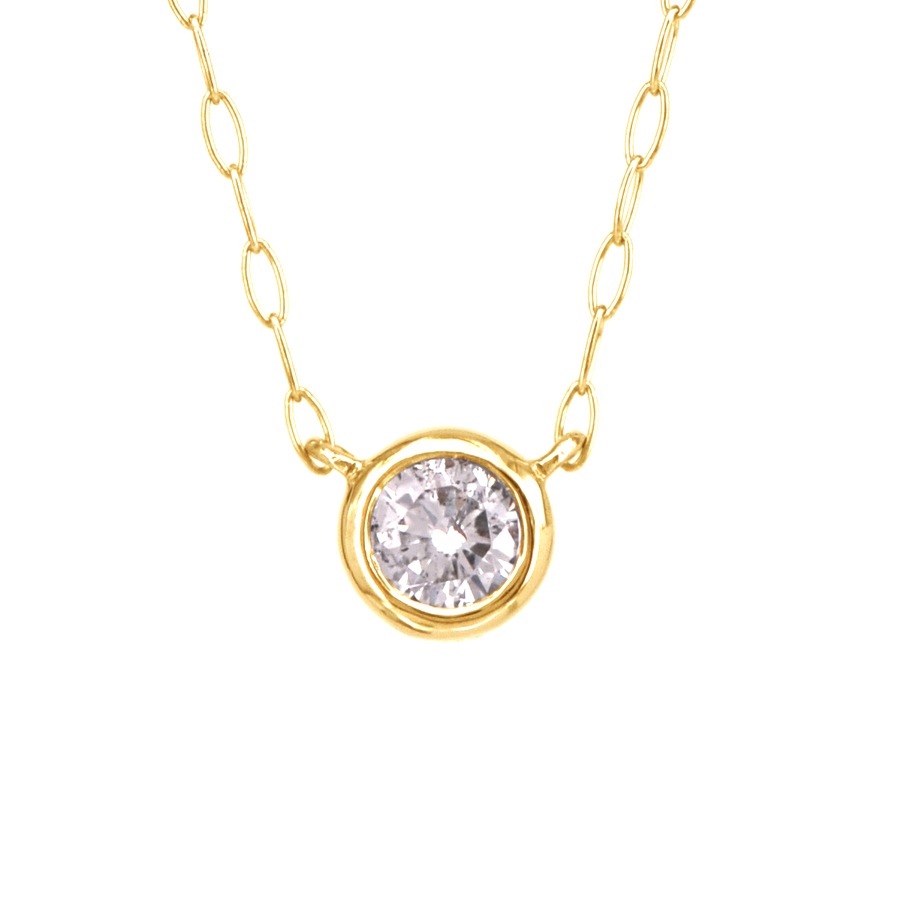 贈り物 フクリン ダイヤモンド ネックレス 0.10ct /b0052 ジュエリー アクセサリー