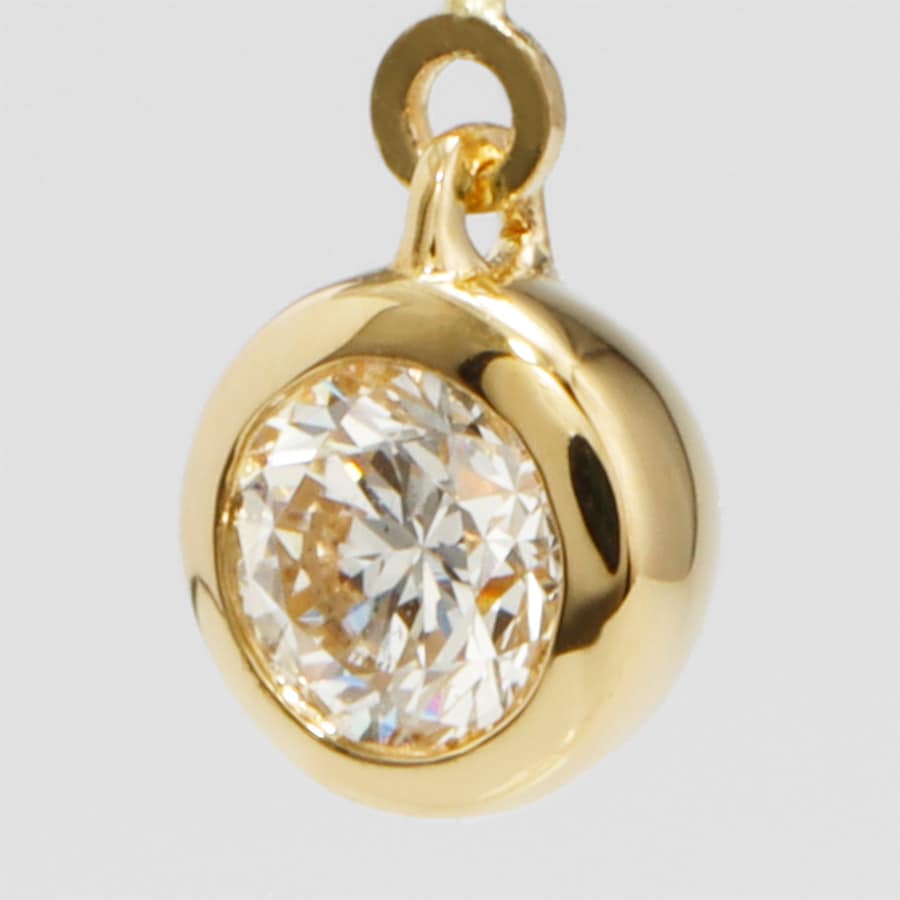 フクリン ダイヤモンド チャームピアス /c0244da ジュエリー専門店