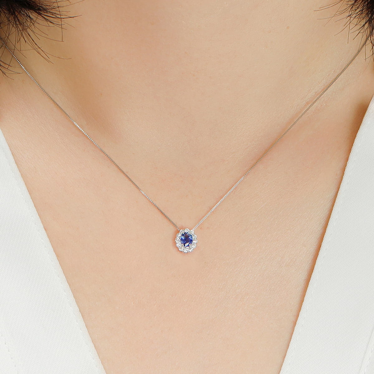 1月29日 20:00発売｜コーンフラワーブルーサファイア ネックレス