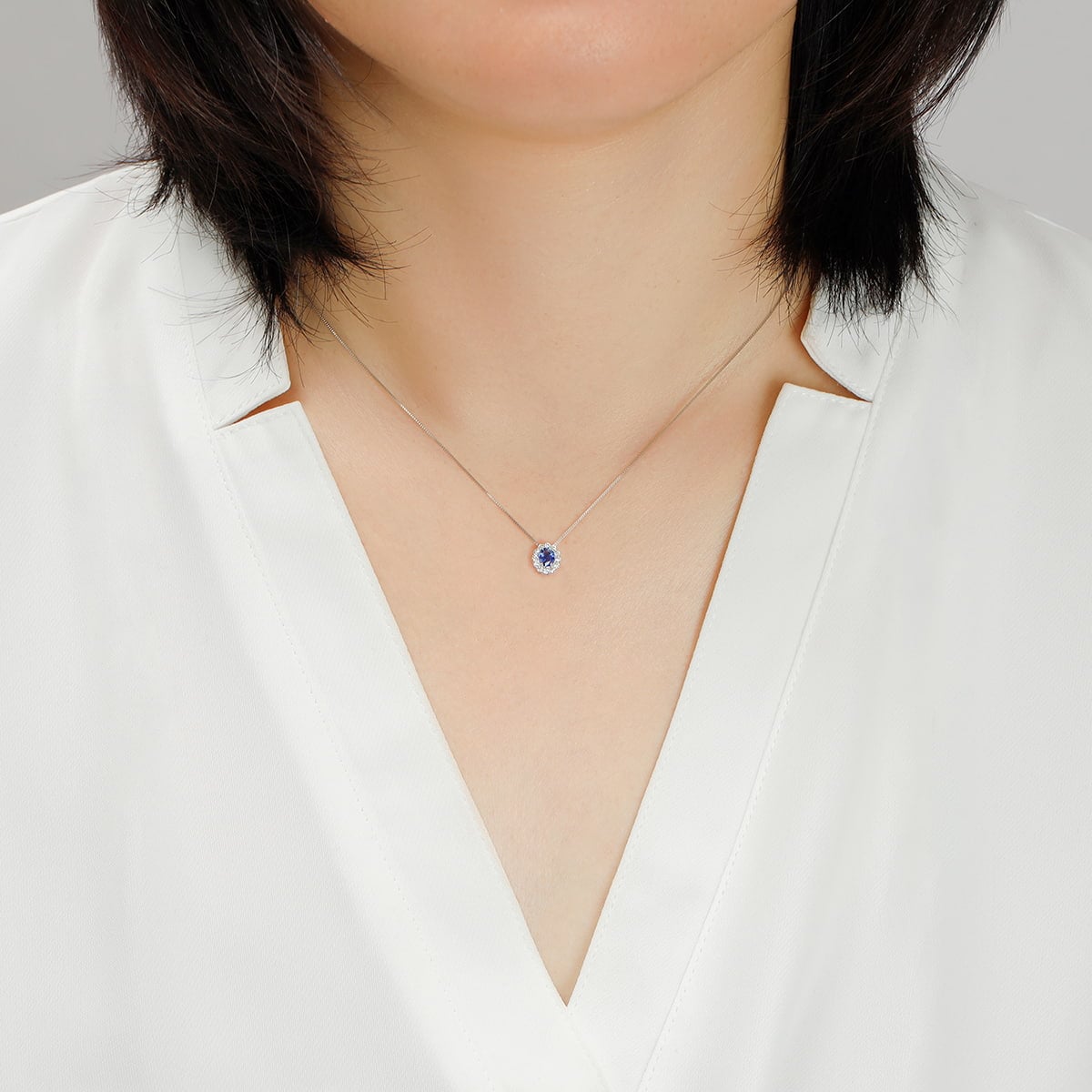 1月29日 20:00発売｜コーンフラワーブルーサファイア ネックレス