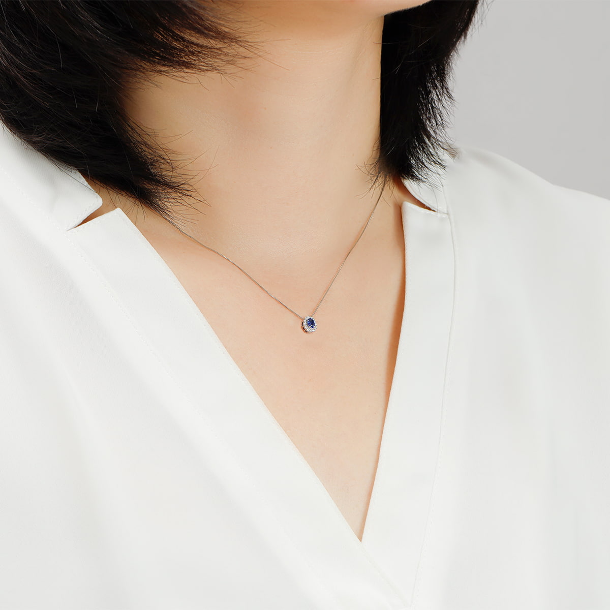 1月29日 20:00発売｜コーンフラワーブルーサファイア ネックレス