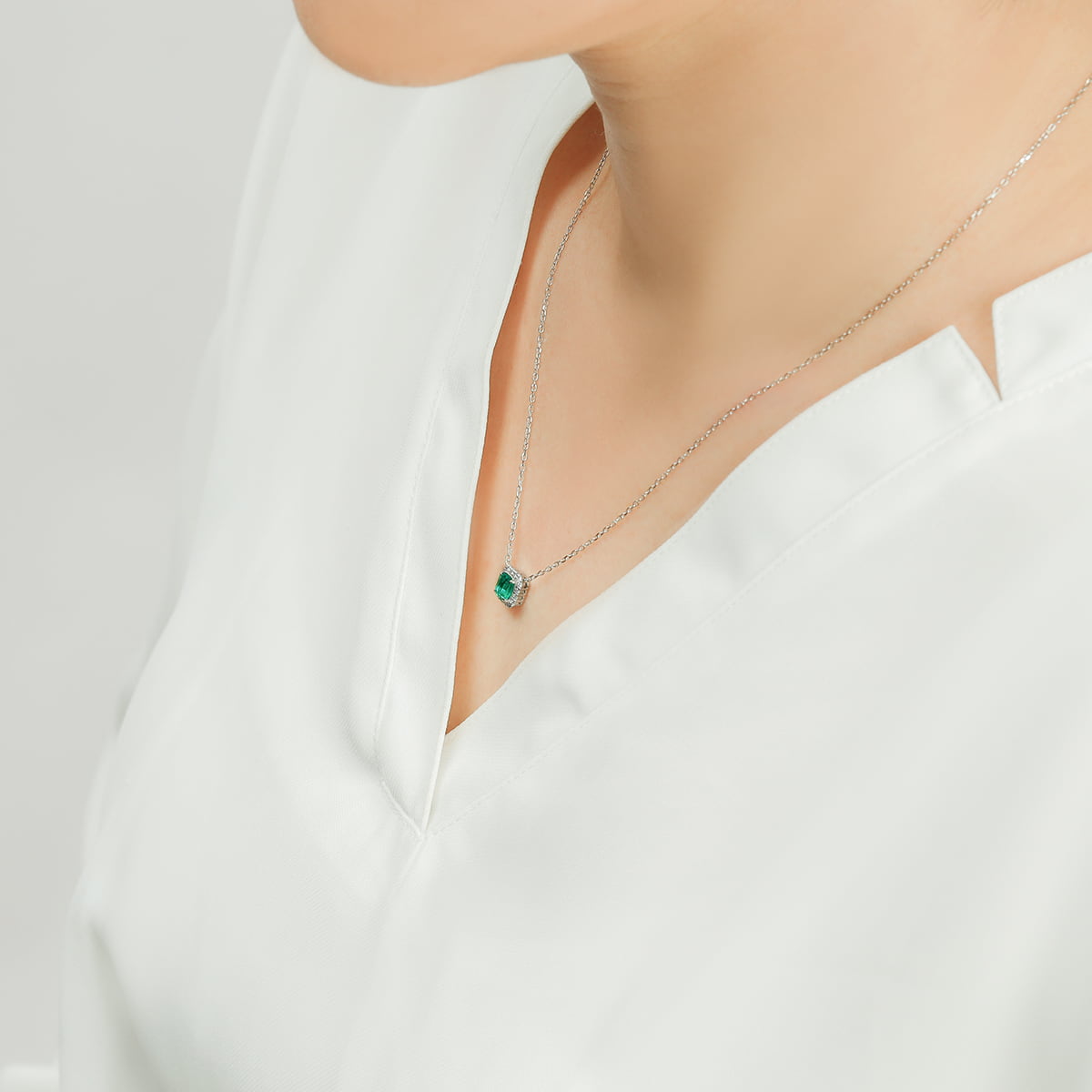 エメラルド ネックレス/s0468em ジュエリー専門店 malvaceae