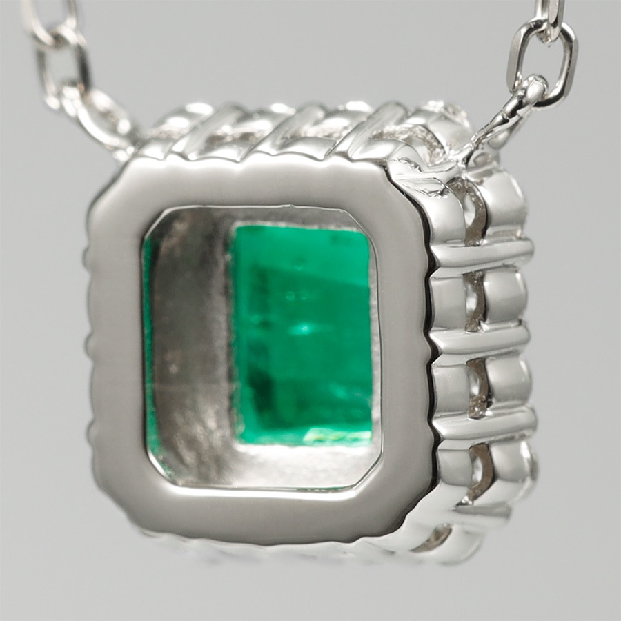 エメラルド　 ネックレス 楽天市場】【一点限り】 エメラルド ネックレス 0.35ctUP プラチナ950
