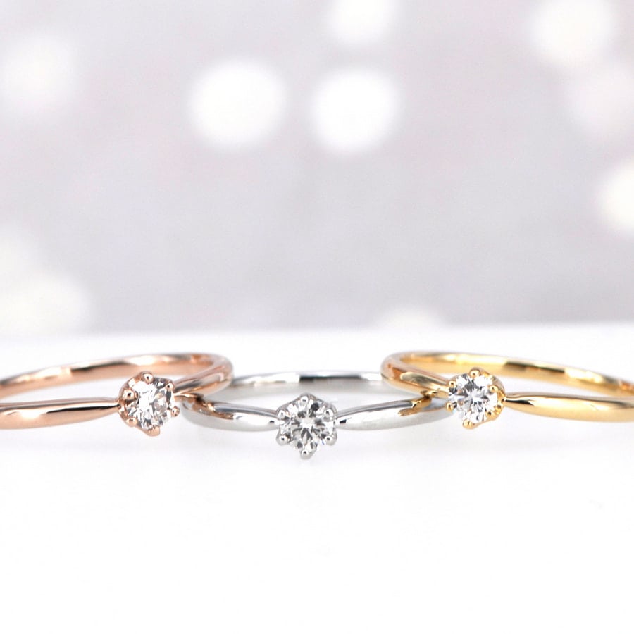 MITSUWA DIAMOND 六本爪ダイヤモンドリング MITSUWA DIAMOND 六本爪ダイヤモンドリング MITSUWA DIAMOND 六本爪