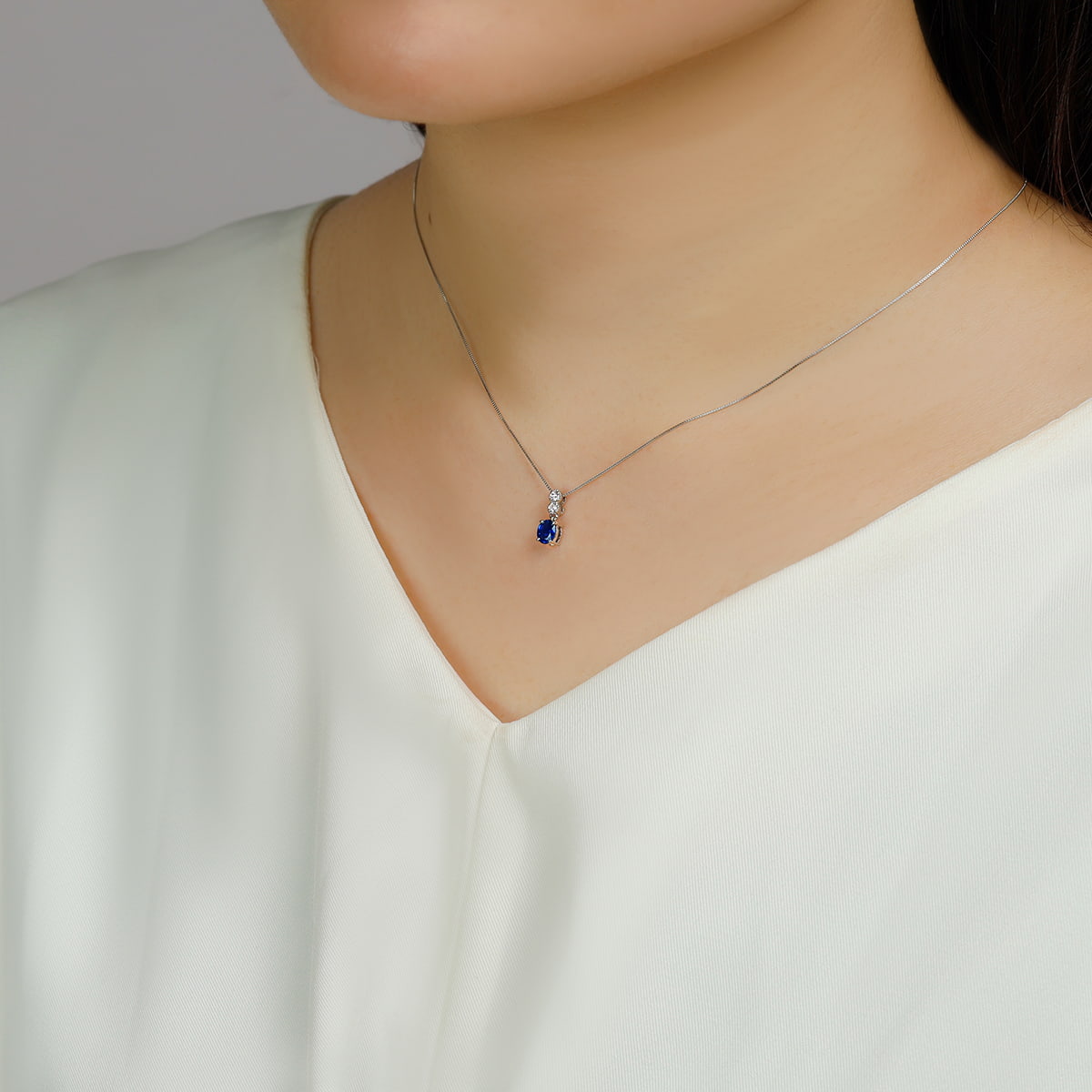 ロイヤルブルーサファイア ネックレス /c0576sr ジュエリー専門店