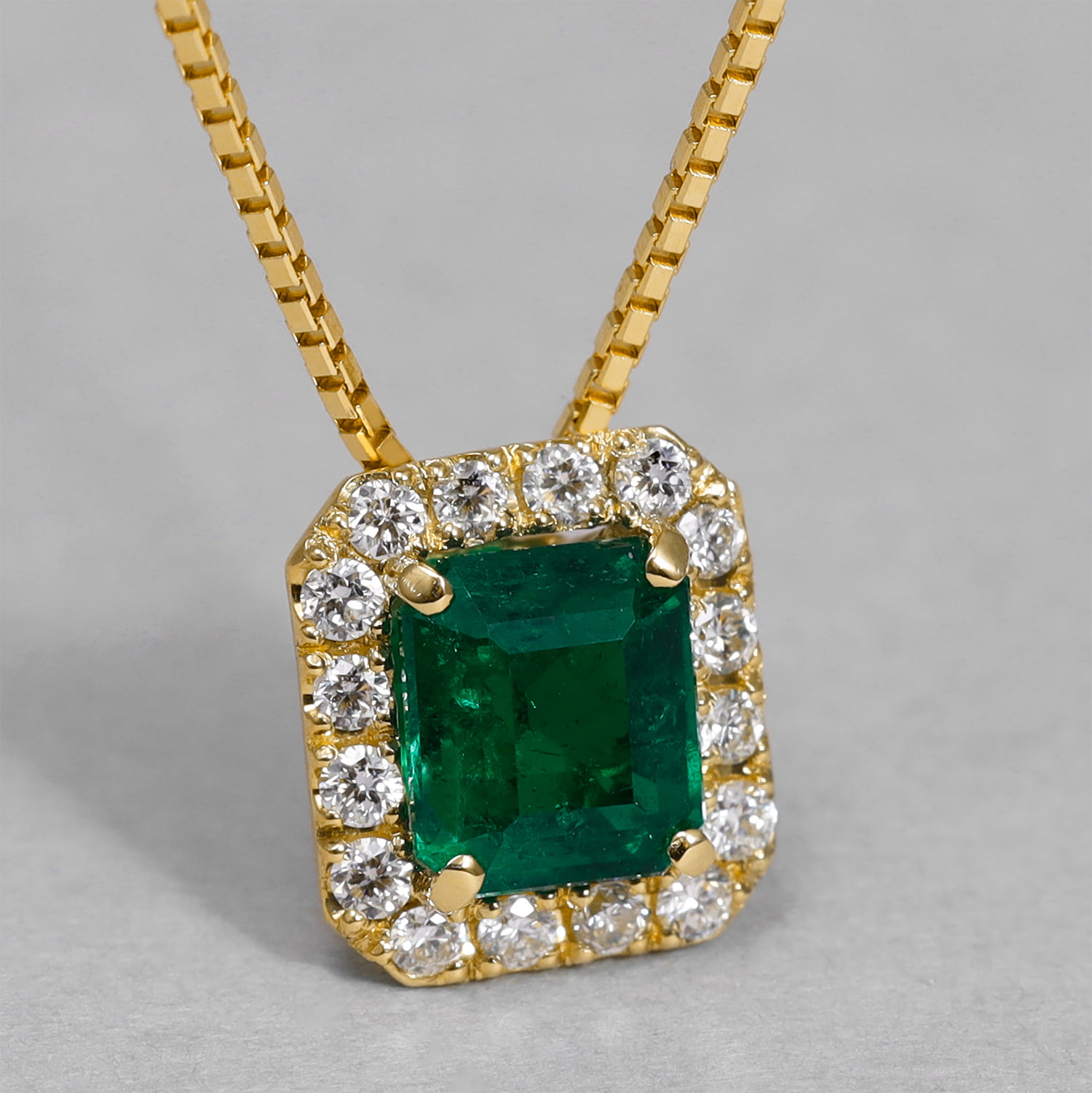 エメラルド ネックレス K18 /s0581emyg ジュエリー専門店 malvaceae