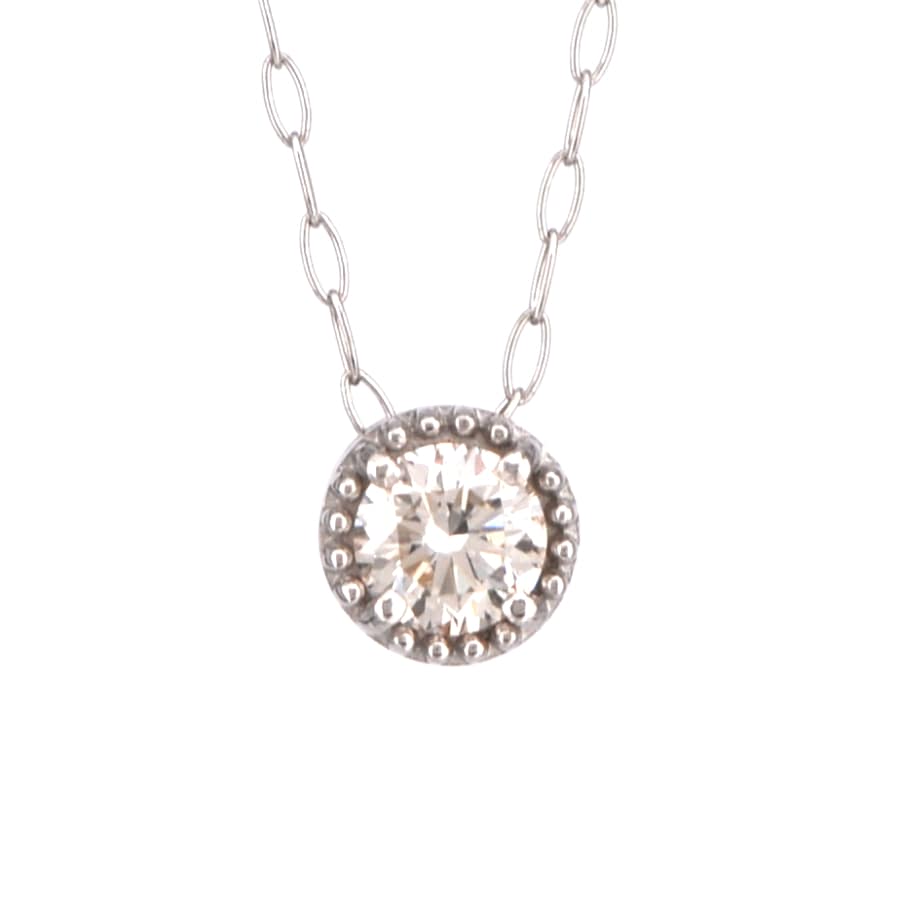 ひと粒 ダイヤモンド ネックレス /b0168da ジュエリー専門店 malvaceae