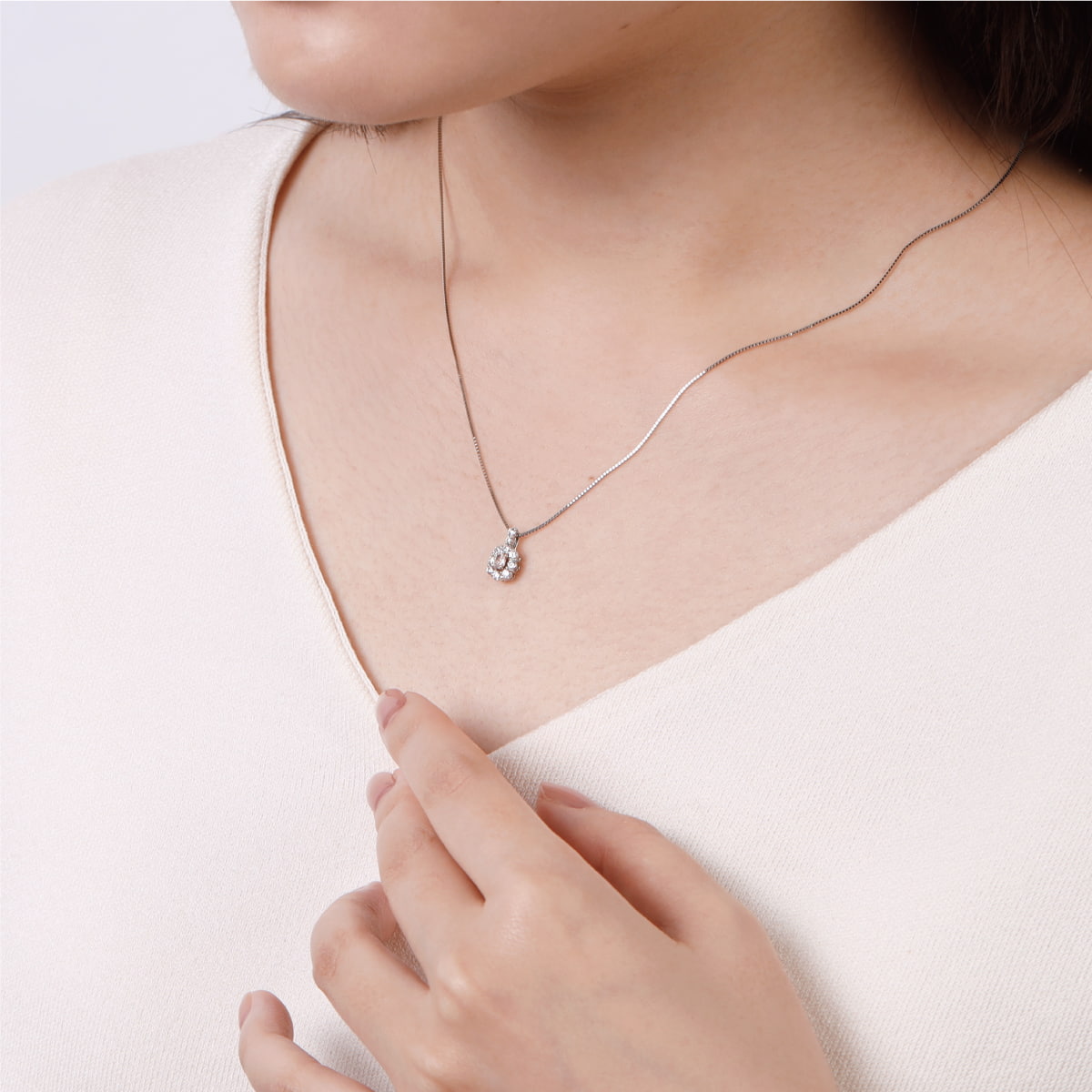 ハリックァ☆ピンクジルコン×ダイヤモンド ネックレスチャーム ハリックァ☆ピンクジルコン×ダイヤモンド ネックレスチャーム