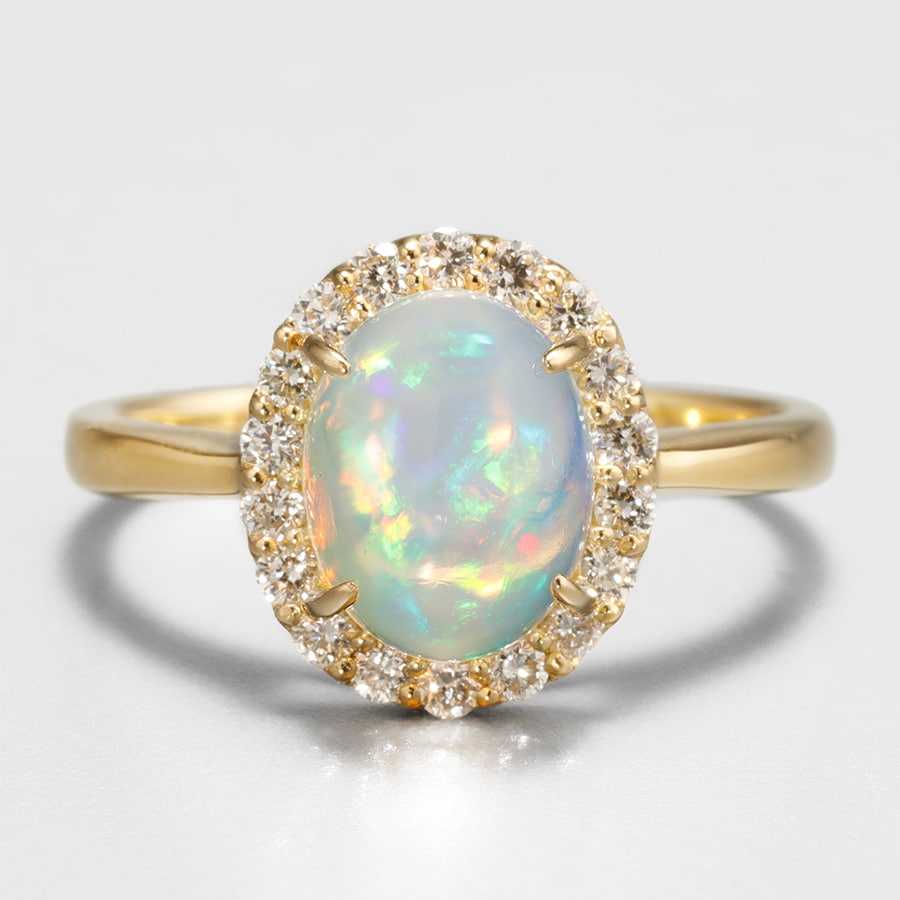 オパール リング /c0747op ジュエリー専門店 malvaceae│マルヴェセア