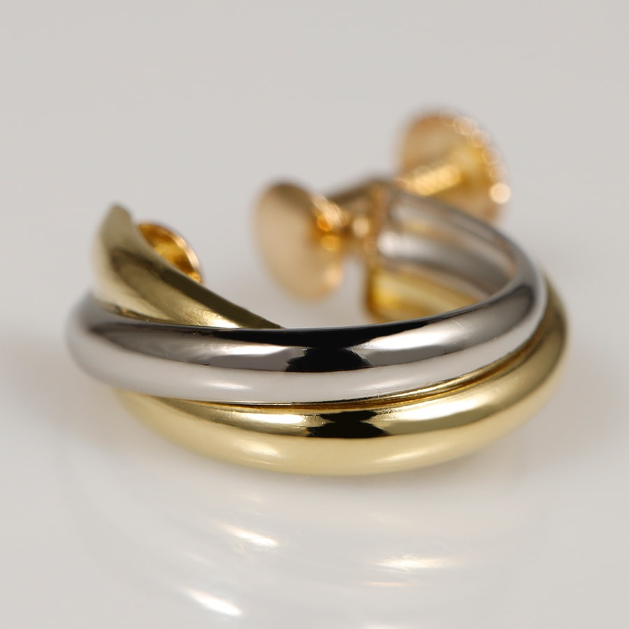 ジュエリー専門店マルヴェセア】コンビ/スリーカラー フープピアス