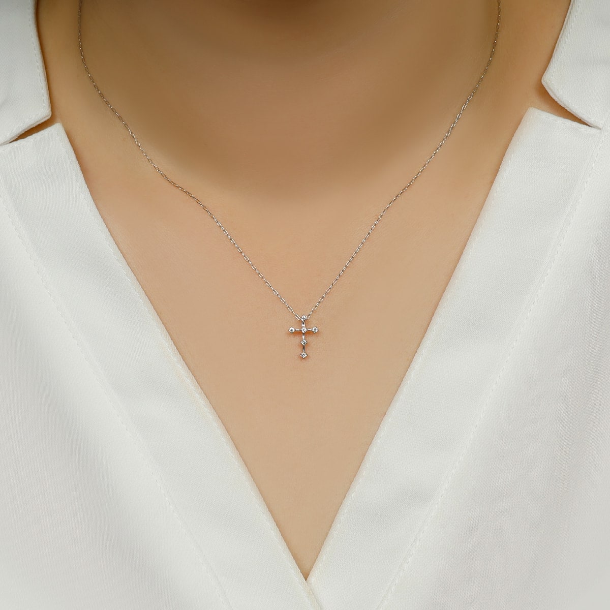 accessories mau アクセサリーマウ　ダイヤ　ネックレス accessories mau スクエアダイヤモンドネックレス ｜くらすこと