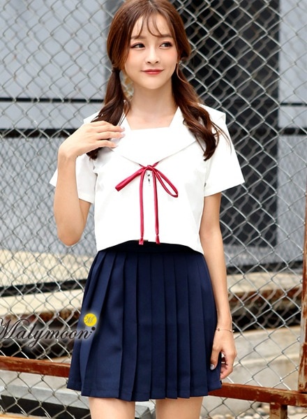 コスプレ 制服 女子高生 衣装 コスチューム コスプレ衣装 セーラー服 ミニスカ malymoon【9003】