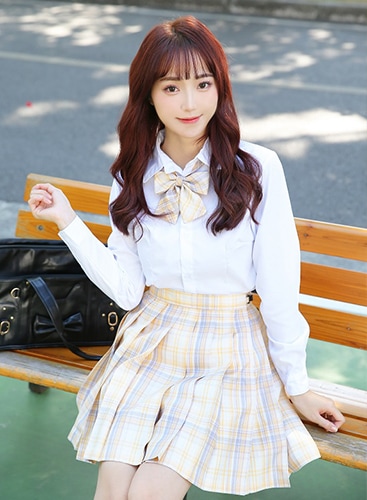 チェック柄　制服　コスチューム　コスプレ　Mサイズ 000000002168_nAv9JTQ.jpg