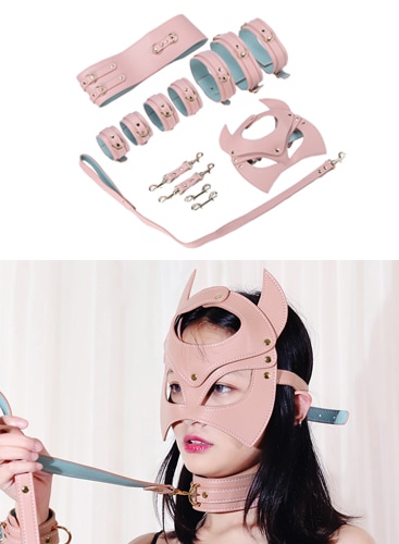 【即日発送】ピンクSMグッズ7点セット《セクシーSMグッズ》【Malymoon/マリームーン】【rysc-215-c】